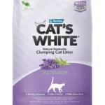 Cat's White комкующийся наполнитель с ароматом лаванды 5 л
