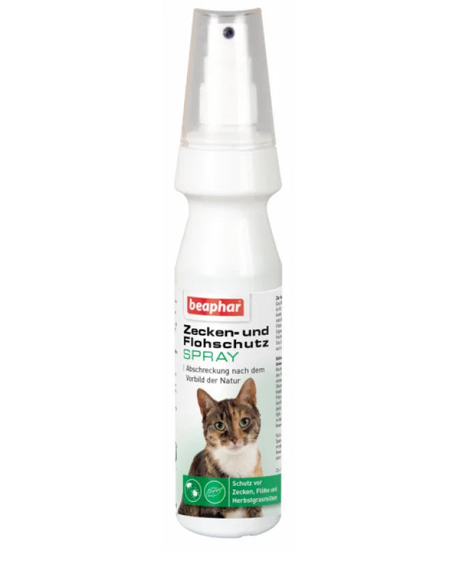 6022159-2 Beaphar спрей от блох и клещей для кошек и котят, 150 мл — изображение 1