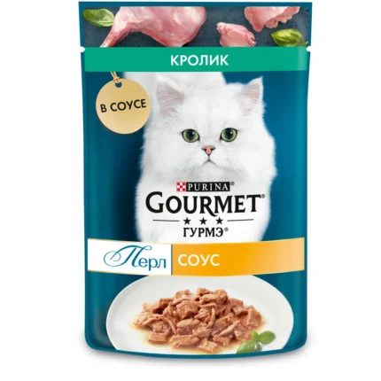 Gourmet Перл нежное филе с кроликом в соусе, 75 г
