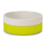 Beeztees Ceramic Dog Bowl Yellow, 15.5 cm