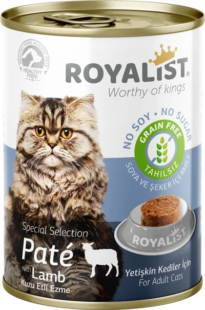 6022283 Royalist паштет для взорслых кошек с ягненком, 400 г — изображение 1