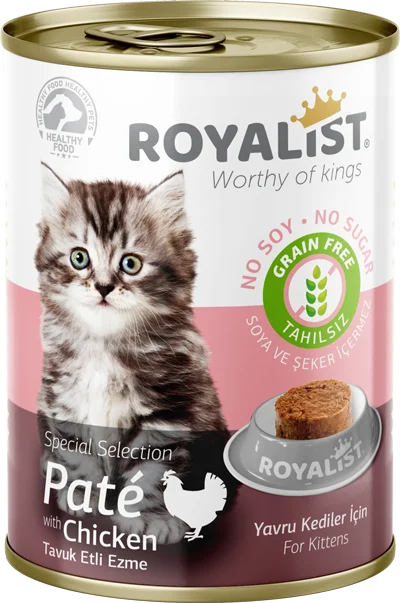 6022285 Royalist паштет для котят с курицей, 400 г — изображение 1