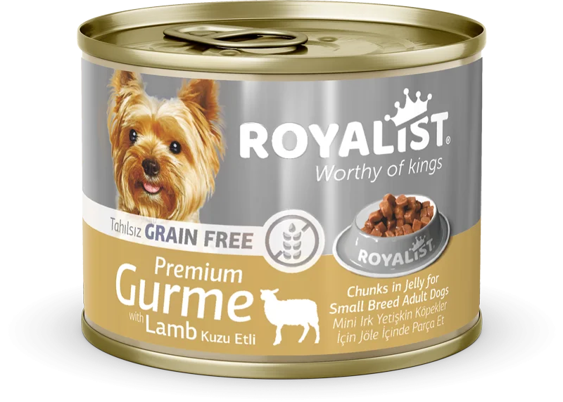 6022286 Royalist Gourmet для взрослых собак мелких пород с ягненком, 200 г — изображение 1