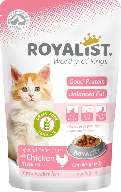 6022298 Royalist влажный корм для котят, с курицей в желе, 85 г — изображение 1