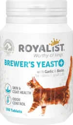 Pişik balaları və yetkin pişiklər üçün Royalist Pivə Mayası, Dəri və Tük Baxımı, 150 Tablet