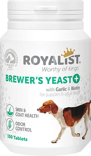 6022305 Royalist пивные дрожжи для щенков и взрослых собак, забота о коже и шерсти, 150 табл. — изображение 1