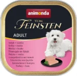 Vom Feinsten Yetkin Köpəklər üçün Konservləşdirilmiş Hinduşka və Vetçina 150 q