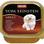 Vom Feinsten Yetkin İtlər üçün Maral Əti ilə Konservləşdirilmiş Yem 150 q