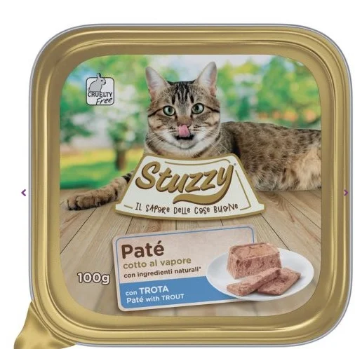 6022355 Mister Stuzzy паштет с форелью, 100 г — изображение 1