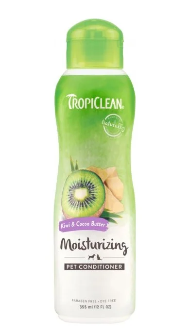 6022366 TropiClean увлажняющий кондиционер для собак и кошек, киви и какао-масло 355 мл — изображение 1