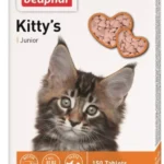 Beaphar Kittyʼs Junior кормовая добавка с биотином, таурином, протеином для котят 150 таблеток