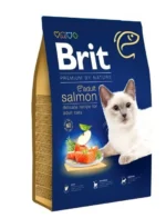 Brit Premium by Nature Cat Yetkin Pişiklər üçün Qızılbalıqlı quru yem (qızılbalıqla)