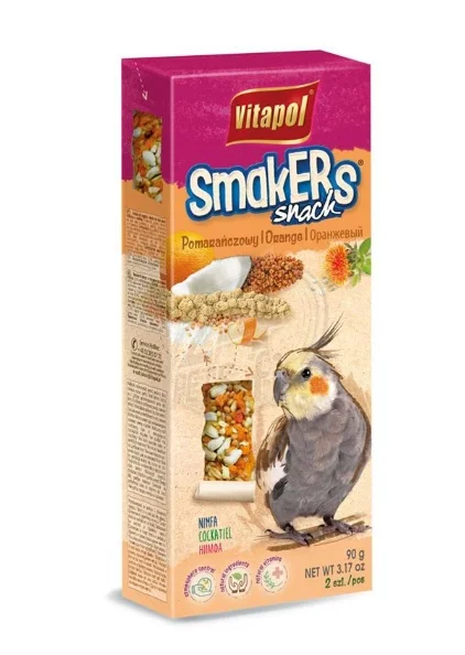 Vitapol Smakers для кореллы со вкусом апельсина 90 г, 2 шт