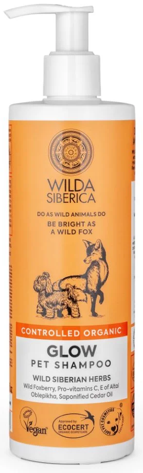 6022470 Wilda Siberica светящийся шампунь для кошек и собак 400 мл — изображение 1
