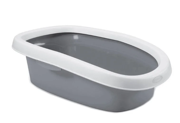 6022483 Stefanplast Sprint 10 туалет для кошек 43×31×14 см, серый — изображение 1