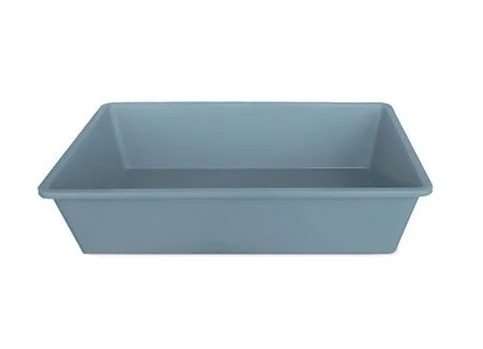 6022485 Stefanplast Tray 1 туалет для кошек 40×30×10 см, голубовато-стальной — изображение 1