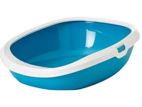 6022503 Savic Gizmo туалет-лоток для кошек 52×39,5×15 см, голубой — изображение 1