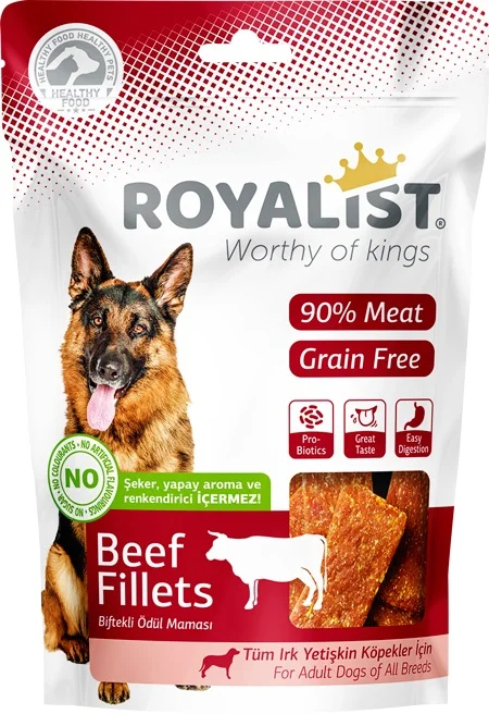 6022514 Royalist лакомство для взрослых собак со вкусом говядины 80 г — изображение 1