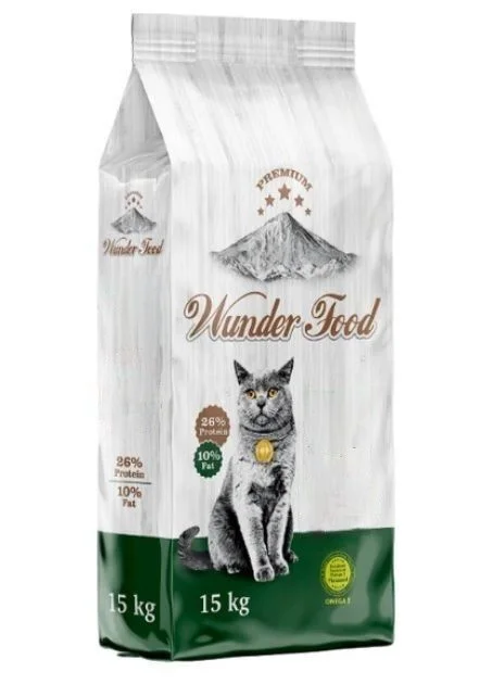 60226470 Wunder Food Premium Kitten сухой корм для котят с курицей (целый мешок 15 кг) — изображение 1