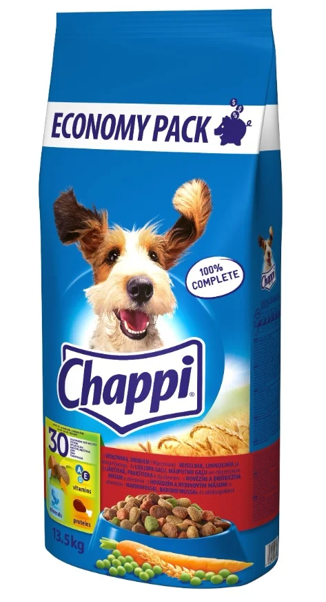 6022652 Chappi cухой корм для собак с говядиной и птицей (на развес) — изображение 1