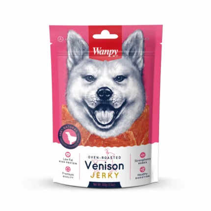 Wanpy Vension Jerky лакомство для собак вяленая оленина 100 г
