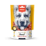 Wanpy Beef Mərmərli Bites it şirniyyatları mərmərli qovrulmuş mal əti tikələri ilə, 100 q
