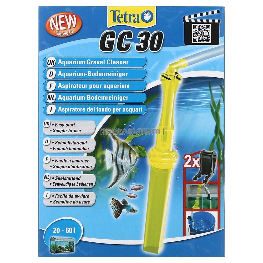 6022774 Tetra GC 30 cифон для чистки аквариума 20-60 литров — изображение 1