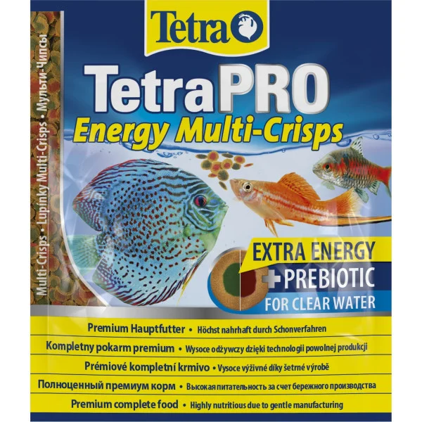 6022785 Tetra Pro Energy Multi-Crisps, əlavə enerji üçün bütün növ balıqlar üçün 12 qramlıq kartof fri şəklində tam bir qidadır. - Image 1