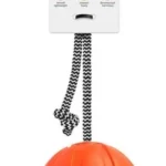 Collar Liker Cord мячик со шнуром для щенков и собак мелких пород, оранжевый, Ø9 см