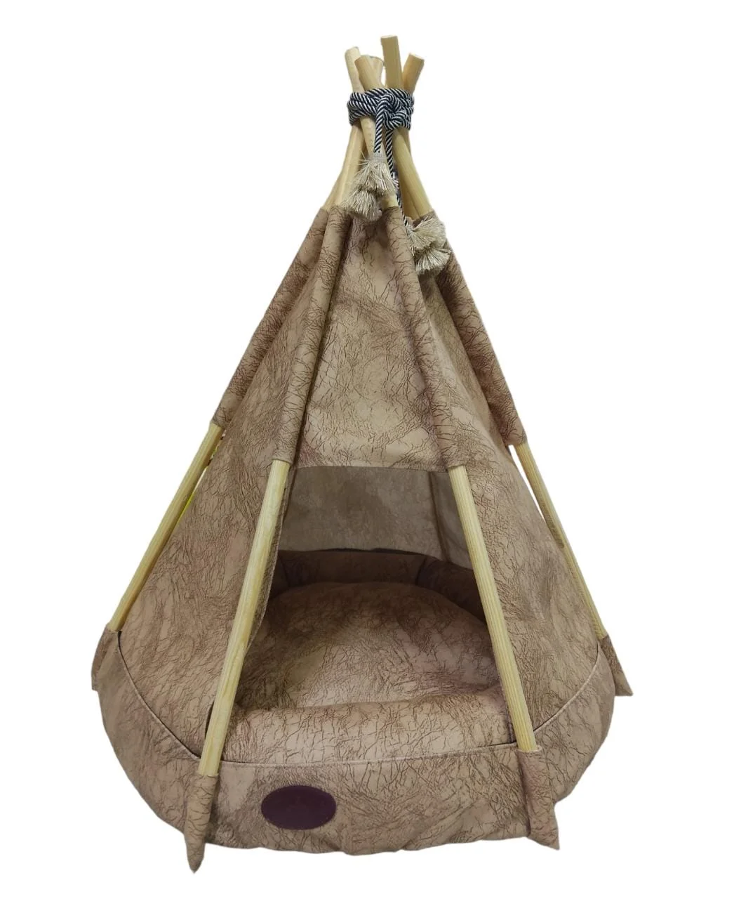 6022842 Вигвам домик-лежанка трансформер для кошек и собак 58 × 58 × 70 см — изображение 1