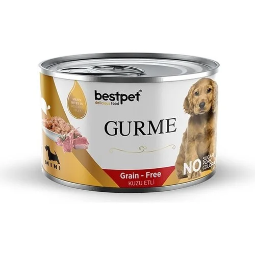 6022872 Bestpet Gurme Lamb консервы в желе с ягненком для щенков мелких пород 200 г — изображение 1