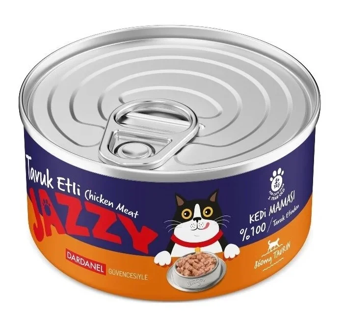 6022881 Dardanel Jazzy консервы для кошек c курицей 95 г — изображение 1