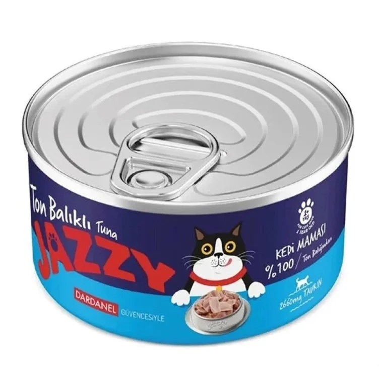 6022882 Dardanel Jazzy консервы для кошек c тунцом 95 г — изображение 1
