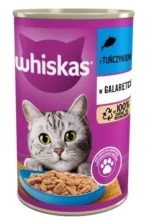 Whiskas Влажный корм для кошек с тунцом в желе 400 гр