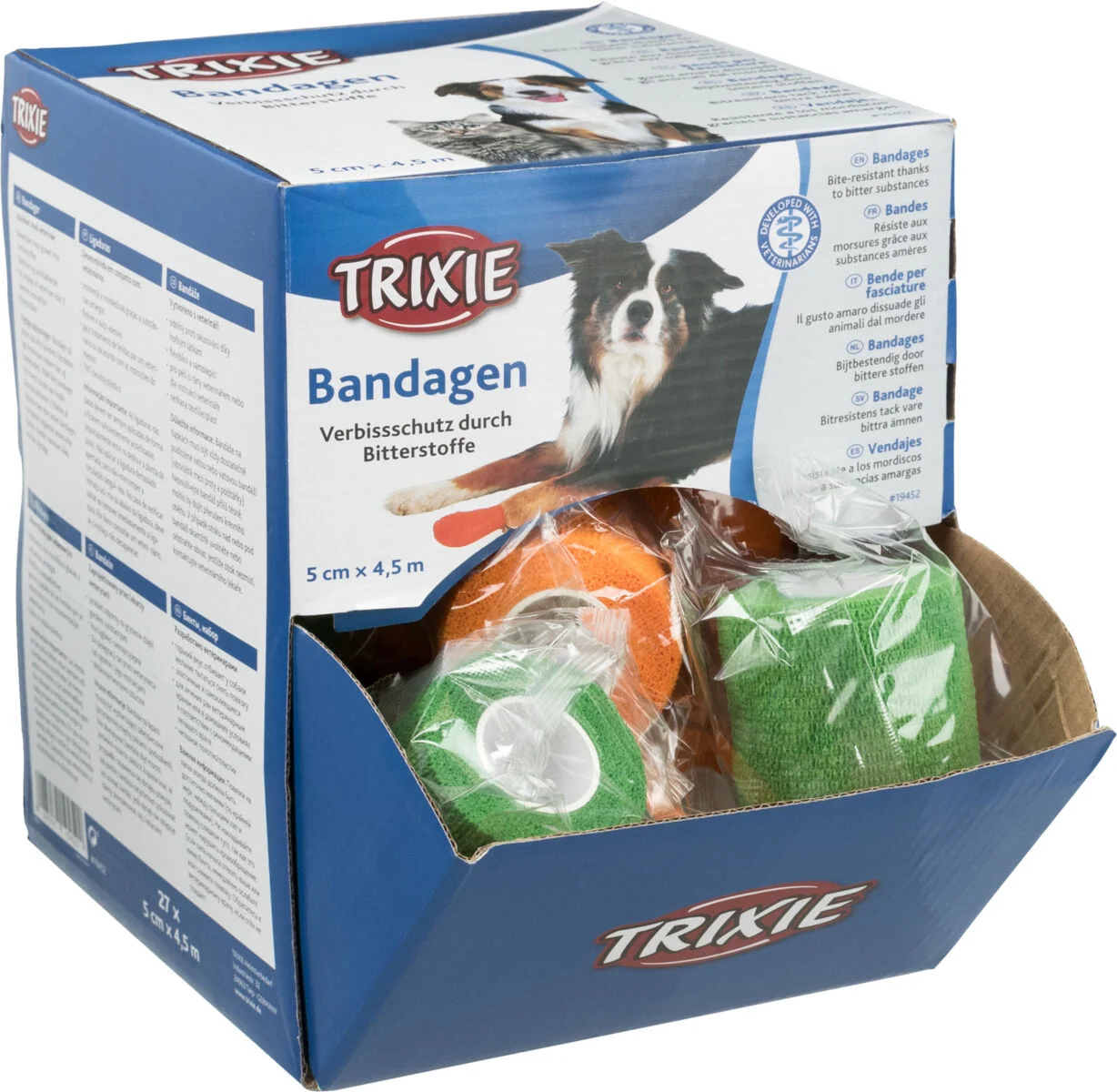 6023069 Trixie Bandagen itlər üçün elastik sarğı 5 sm x 4.5 m - Image 1