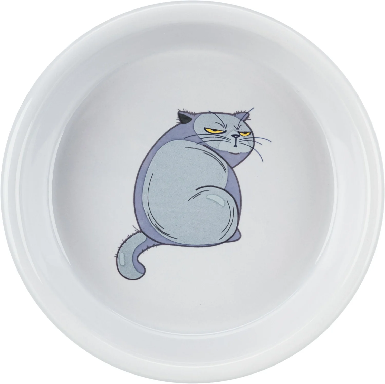 6023105 Trixie Ceramic Bowl керамическая миска для кошек с рисунком кот 0,25 л 13 Ø см — изображение 1