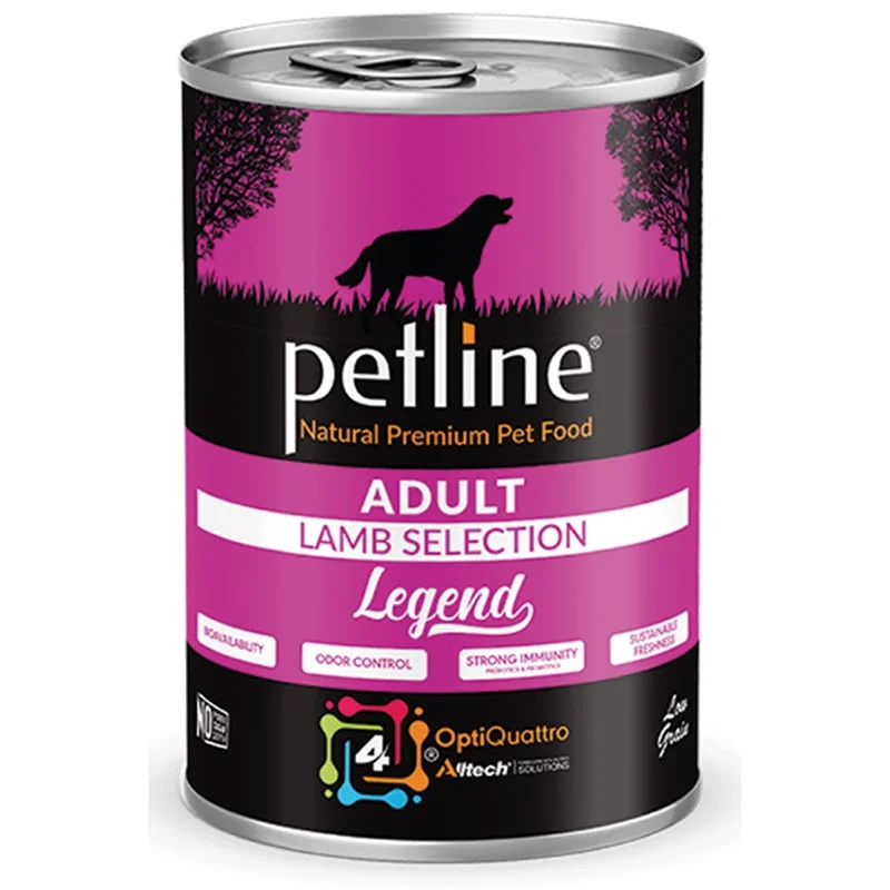 6023149 Petline Super Premium Adult Dog Lamb Selection Legend паштет для взрослых собак с яненком и рисом супер премиум качества 400 г — изображение 1