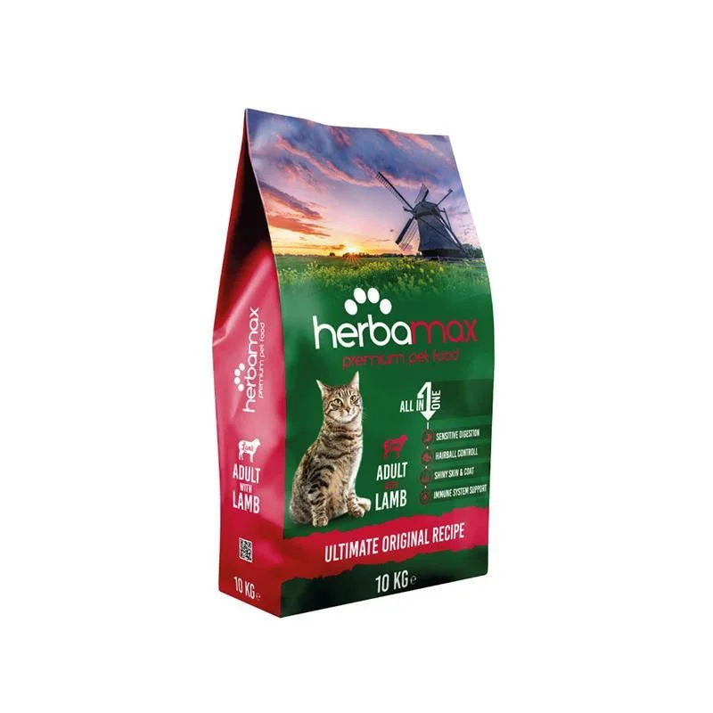 6023173 Herbamax Premium Adult Cat With Lamb сухой корм для взрослых кошек с ягненком премиум класса (на развес) — изображение 1