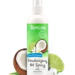 TropiClean духи спрей освежающий для кошек и собак лайм с кокосом 236 мл