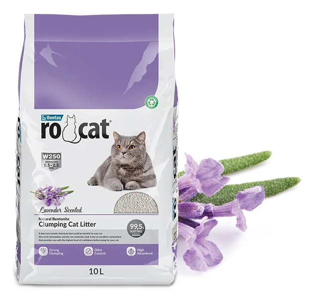 6023225 Rocat комкующийся наполнитель с ароматом лаванды, 10 л — изображение 1