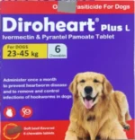 Diroheart Plus L For Dogs  23-45kg (1 tablet)