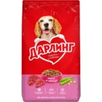 Дарлинг сухой корм для взрослых собак с мясом и овощами - 2 кг