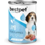 Bestpet Quzu Bala itləri üçün yaş yem, sousda bala itləri üçün quzu əti, 400 q