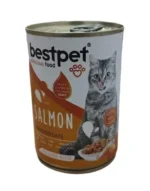 Sterilizasiya olunmuş pişiklər üçün ən yaxşı qızılbalıq, sousda qızılbalıq ilə yaş yem, sterilizasiya olunmuş pişiklər üçün 400 q