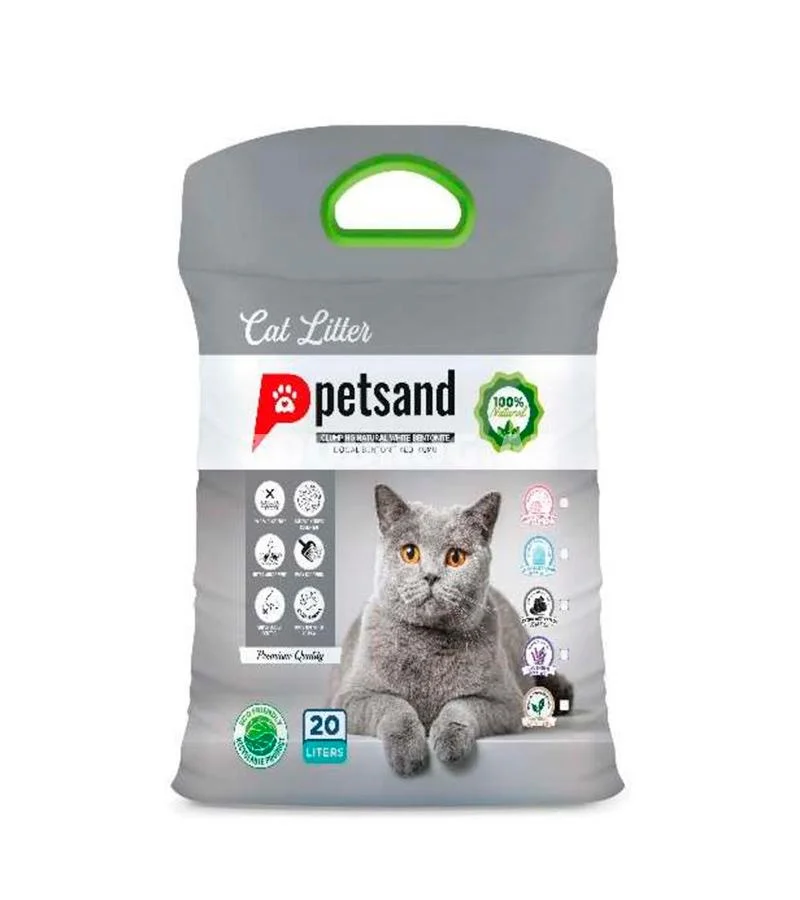 6023322 Petsand комкующийся наполнитель "Марсельское мыло" 20 л — изображение 1