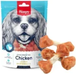 Wanpy Chicken Jerky Dumbbells  itlər üçün gantel sümüyü  ilə qurudulmuş toyuq ilə müalicə 100 