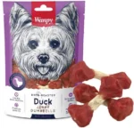 Wanpy Duck Jerky Dumbbells Лакомство для собак  Кость-гантель с вяленой уткой 100 г