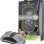 Резиновая расческа-щетка для собак и котов 12.5 х 6.5 х 4 см