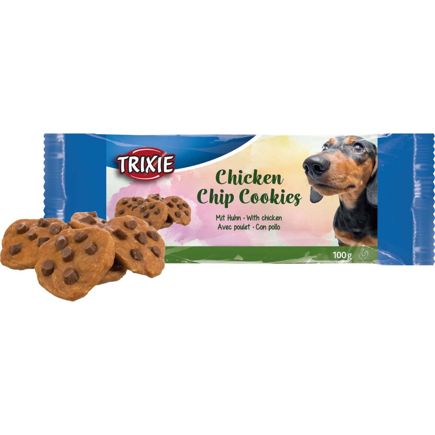 6023353 Trixie Chicken Chip Cookies печенье куриное 100 г — изображение 1