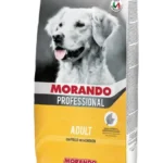 Yetkin itlər üçün Morando quru yemi toyuqla (15 kq-lıq çanta)